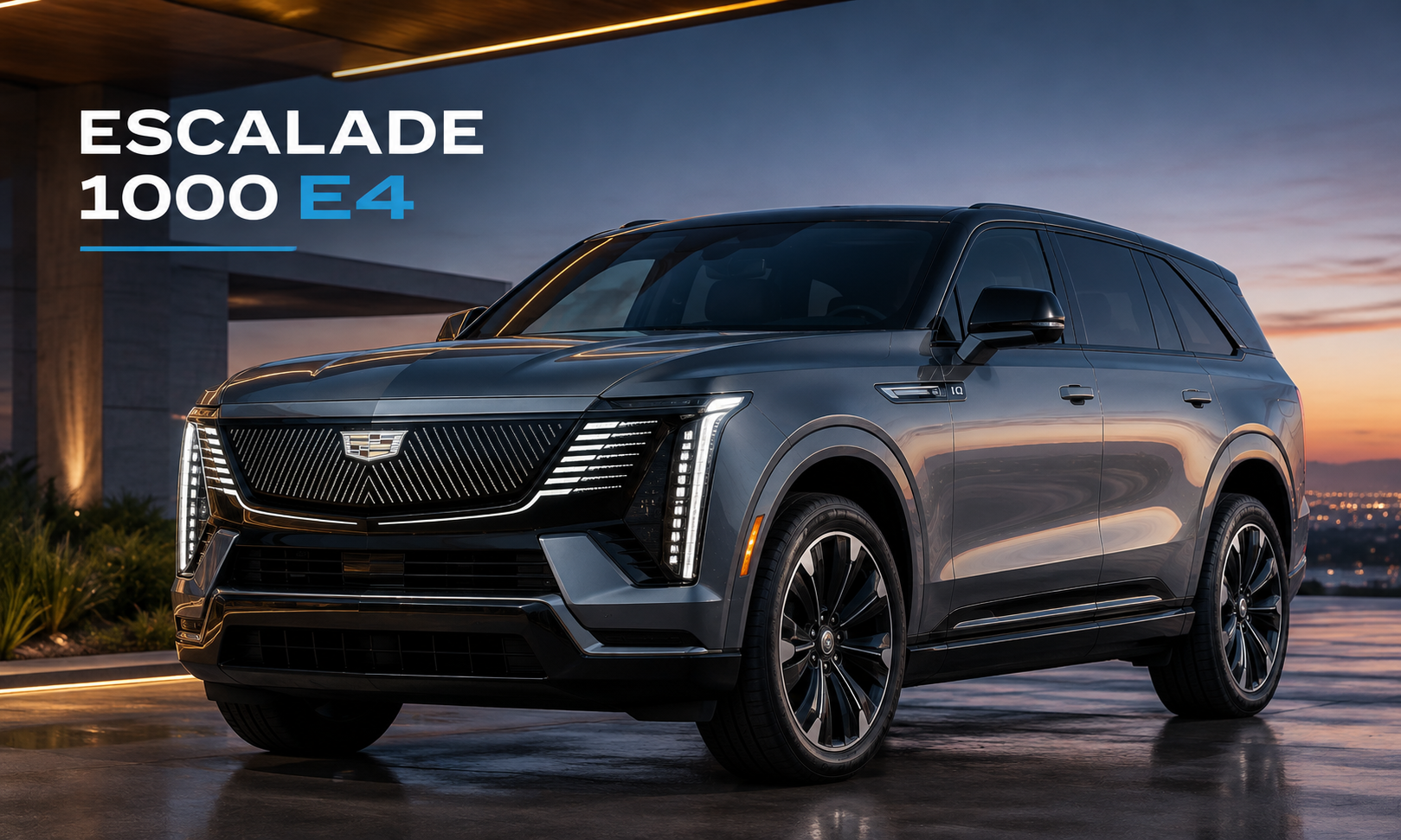 Escalade 1000 E4 Explained: What the Badge Means on the 2026 Cadillac Escalade IQ Escalade 1000 E4